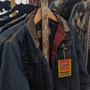 Wrangler Kids Denim Jacket with Brown Collar